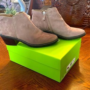 Sam Edelman Suede Booties. Worn 1x. Beige